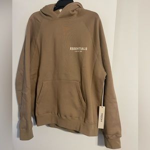Fear of God Essentials Hoodie, Oak, Men = M